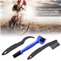 VBESTLIFE 3pcs Ensemble d'outils de Nettoyage de vélo, kit de Brosse de Nettoyage de vélo pour chaîne pignon de manivelle vélo d