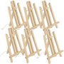 HAKZEON Lot de 6 Chevalets de Table en Bois avec Barre Mobile