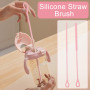 25 CM Brosse à Paille en Silicone