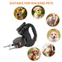 BORDEAG Laisse Double Rétractable pour Chien avec Lumière, Extensible pour Promener Deux Chiens Jusqu'À 50 LB