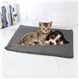 Newpop Gris Tapis pour Chien, Chat Couverture Lavable, Chats Coussin Doux et Confortable pour Chiot Intérieur et Extérieur, Peti