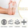 Lot De 8 Coussinets En Gel Pour Avant-Pied, 4 Paires De Protections Métatarsiennes Pour Soulager Les Douleurs Des Os Sésamoïdes 