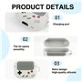 Coque de Protection en Silicone pour Airpods Pro 2，Design Rétro de Machine de Jeu, Compatible avec Le Chargement sans Fil, Prote