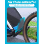 WildKids Garde-boue réglable pour remorque de vélo Thule Chariot - Protection contre les pierres, l'eau et la saleté - Convient 