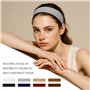 IBOPUXIU Bandeau Cheveux Femme Homme, Lot de 8 Bandeaux Mode pour Femmes, Sport Yoga Élastique Antidérapant, Accessoire Cheveux 