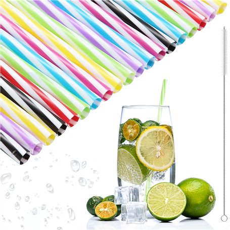 XULIERUX 50 Pailles Réutilisables