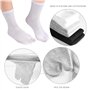 KRYMSON Lot de 6 paires de chaussettes Tabi à orteils en coton - Chaussettes pour sandales, chaussettes de yoga Tabi - Respirant