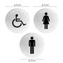 plaques de toilettes masculines/féminines