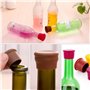 HDGSAFD 10 Bouchons De Vin, Bouchons De Vin Mousseux Réutilisables en Silicone, Ensemble De Bouchons De Rechange pour Bouteilles