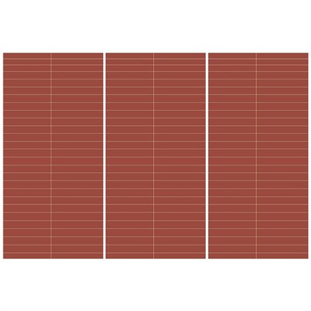 3 feuilles de 162 petits autocollants en papier d'allumette