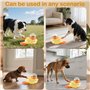 Zikenis Slow Feeder Jouet Intelligent pour Chien,Jouet interactif pour Chien,en Forme de Canard,pour Chien avec Distributeur de 