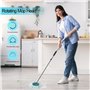 Sprifityy 4 Pièces pour Leifheit Têtes de Rechange Clean Twist Disc Mop Micro Kit, Tête de Rechange pour vadrouille réutilisable