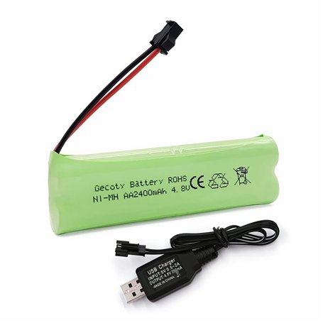 Gecoty® Piles AA Rechargeables Ni-MH