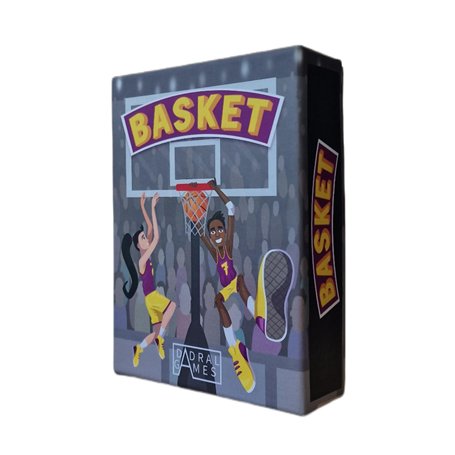 Dadral Games - Jeu de Cartes de Basketball | Jeu Basket | À partir de 6 Ans | Cadeaux de Basketball | Jeux de société | Cadeau g