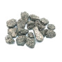 Namvo Petit Morceau de Gravier Naturel Fer Pyrite grappe Cristal Pierre avec Sac