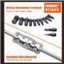 Zoomtools 12/13 pièces 8-32 mm Extracteur de roulement intérieur trou borgne Kit de retrait de roulement avec marteau coulissant