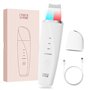 CARER SPARK Épurateur de Peau Ultrasonique - Spatule Visage à Ultrasons EMS Ions Lumière Rouge et Bleue