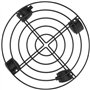 MUKLEI Lot de 4 support a roulette plante, support pot de fleur roulette ronds en métal de 27 cm de diamètre avec roues verrouil