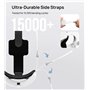 TRANSNOVO Sangle de Batterie 10000mAh Compatible avec Meta Quest 3S - Casque VR Confortable et Ajustable pour Réduire le Stress 