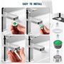 Vinabo 6pcs Mousseur M24, Acier Inoxydable Aérateur Filtre en ABS + 8joints et 1 Clé, Economiseur d'eau Embout Brise Jet Robinet