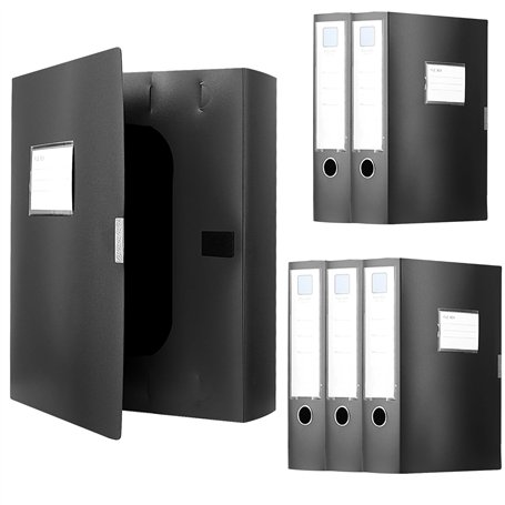 PUCSIQ Lot de 6 Boîtes de Classement A4