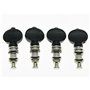 Kaish Lot de 4 Nickel Precision Ukulélé Tuners Tuning clés chevilles mécaniques