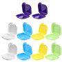 SUPVOX 10 pièces Boîtes de Rangement pour Appareil Dentaire Boîte orthodontique Dentaire Transparente Cas de Prothèse Dentaire D