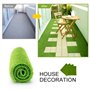 Gazon Artificiel 2 Tailles Tapis Synthétique Gazon Pelouse Jardin Micro Paysage Ornement Décor À La Maison (15*15 cm)faux grass