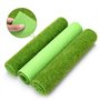 Gazon Artificiel 2 Tailles Tapis Synthétique Gazon Pelouse Jardin Micro Paysage Ornement Décor À La Maison (15*15 cm)faux grass