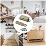 ASelected Lot de 4 loquets magnétiques en acier inoxydable pour petite porte d'armoire, tiroir, placard, placard - 8 kg - Solide