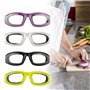 CHUANGOU 2 Paires Oignon Lunettes, Tearless Lunettes Oignon de Lunettes de Protection Anti-poussière Coupe-Vent Eye