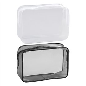 Lot De 2 Sacs De Rangement Transparents