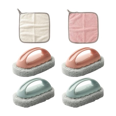 LCIEFKAE 4 Pièces Nettoyage des Pinceaux Et 2 Serviettes De Pièces