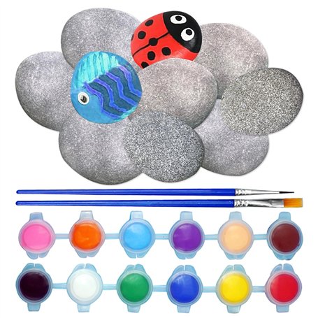 TYFGRT Pack De 10 Pierres À Peindre