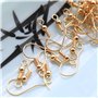 TYFGRT Crochets De Boucles D’Oreilles 100Pcs, Accessoires De Boucles D’Oreilles DIY, Kit D’Artisanat De Boucles D’Oreilles, Acce