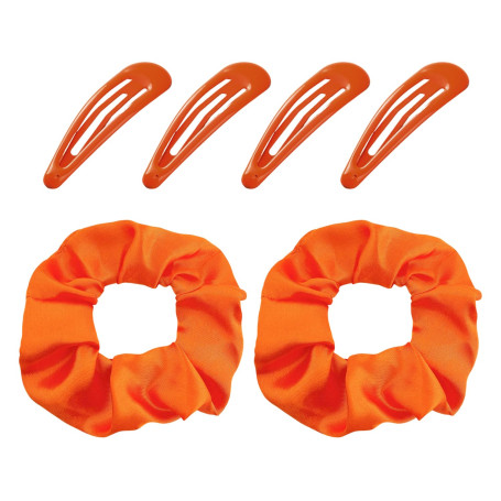 2 Élastiques À Cheveux Et 4 Pinces À Cheveux