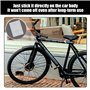 AIRTILY 3 Morceaux D'Autocollants De Protection du Cadre De Vélo, 1 Morceau D'Autocollants Brillants, Autocollants Résistants À