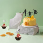 HOMEJOY 48 Pieces Cupcake Decoration de Football Decoration Gateau Foot Cake Topper de Football pour Fête Thème du Football la D