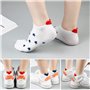 Chaussette Femme Coeur Fantaisie Chaussette Femme Courte 6 Paires Chaussettes Invisibles Femme Sport 36-39 Coton Soquette Femme
