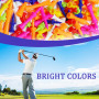 SYEYCW 105 Pièces Golf Tees Plastique, Durable Tees Golf, Réutilisable Incassables Tees de Golf, Portable Castle Tee de Golf en