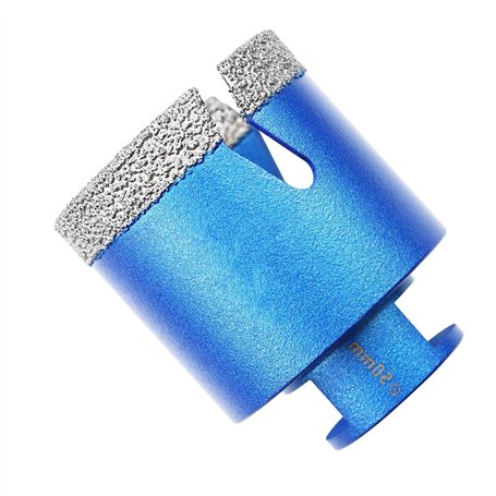 Yabingbos Foret diamant pour carrelage 50 mm avec filetage M14 pour perçage à sec dans la porcelaine