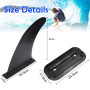VCRANONR 2 PCS Dérives de Surf en ABS 21cm*18.5cm Amovible Aileron Central de Rechange Anti-vieillissement FCS Aileron de Surf A