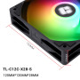 Thermalright Ventilateur de processeur TL-C12C-X28-S X3 - Vitesse de 1550 tr/min - Ventilateur de boîtier d'ordinateur - Ventila