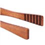Pince De Cuisson En Bois Pour Barbecue, Buffet, Pain, Steak, Outil De Service