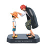 ZKTSRY Figurine d'action One Piece Shanks Touching Luffy - Modèle de figurine d'action - Décoration de gâteau d'anniversaire - F