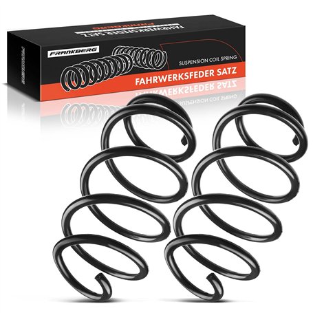 Frankberg 2x Ressorts de suspension Essieu Avant Compatibles avec T.i.g.u.a.n 2007-2018 Caddy III 2010-2015 Caddy IV 2015-2020 R