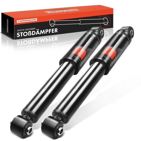 Frankberg 2x Amortisseur à gaz Pression du gaz Essieu Arrière Compatibles avec Panda 169 1.1L-1.3L 2003-2015 Panda Camionnette/H