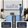 HASACOOL Presenter Pointeur sans fil 2,4 GHz pour présentations, récepteur 2 en 1 type C et USB Powerpoint, télécommande de prés