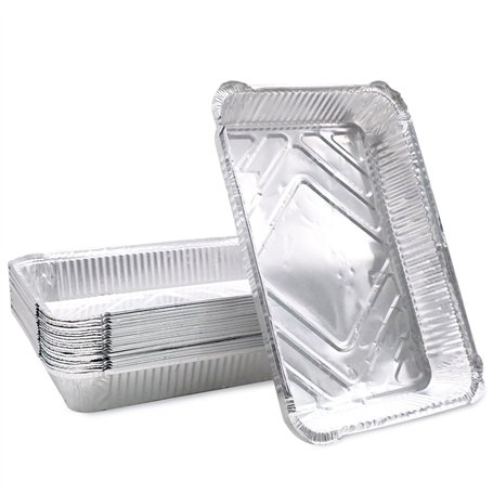 20 Pièces Barquette Aluminium Barbecue