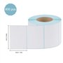 Étiquette Autocollantes 800 Pièces Blanches Étiquettes Thermiques Rouleau Multifonctions Rectangle Étiquettes pour Cuisine de Bu